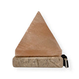 Table Lamps: USB Colour Changing Salt Himalayan Lamp - Pyramid Shape Pink Rock LED Light