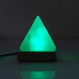 Table Lamps: USB Colour Changing Salt Himalayan Lamp - Pyramid Shape Pink Rock LED Light