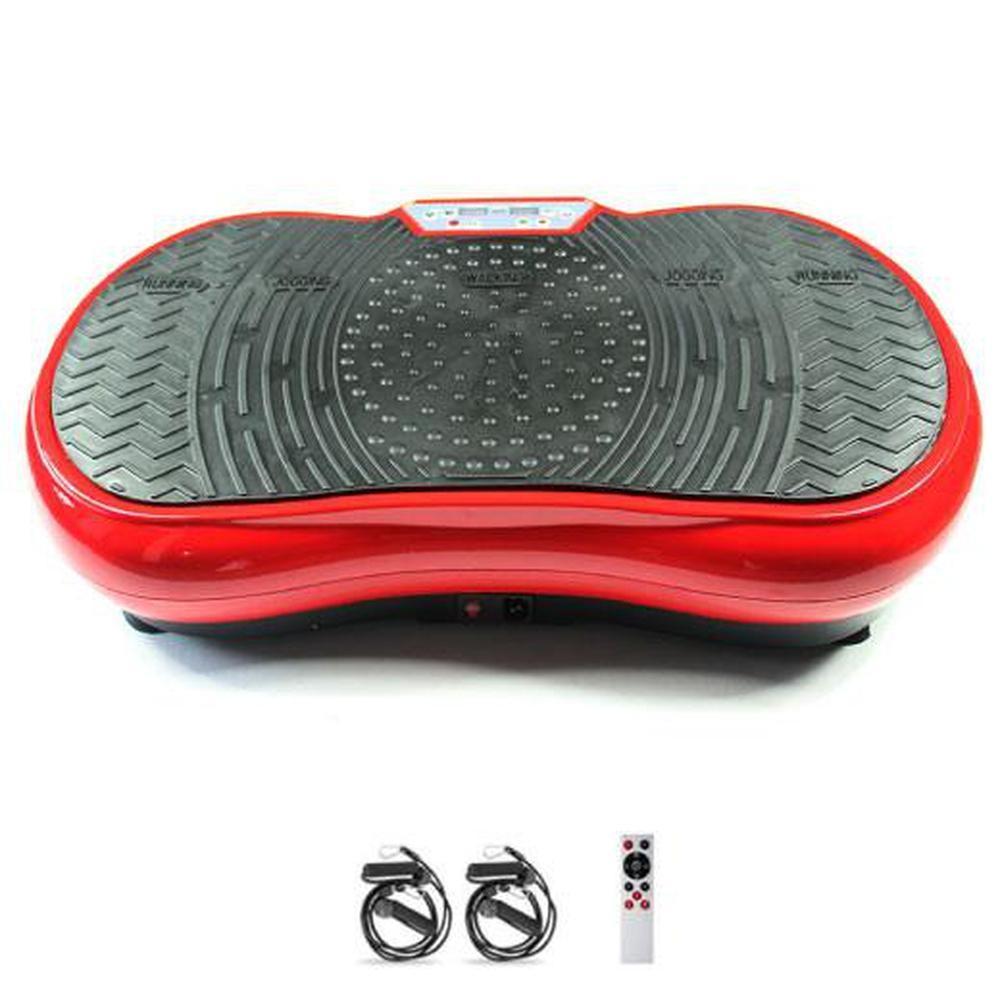 Social Hike 68cm Vibration Plate Machine Full Body Workout Platform Red