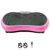 Social Hike Vibration Plate Exercise Platform - Vibrating Workout Machine Pink