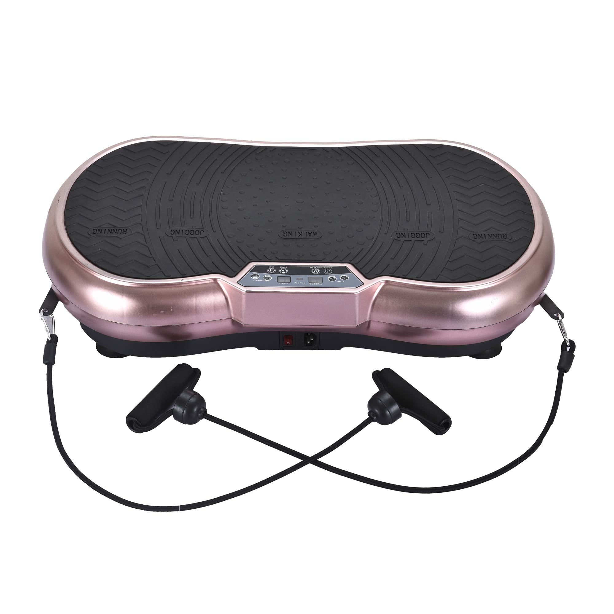 Social Hike 68cm Vibration Plate Machine Full Body Workout Platform Rose