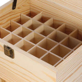 Orku 59 Essential Oil Bottle Storage Box - Wooden 3 Tier Aromatherapy Organiser