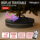 Christmas Decorations: Christabelle 60cm 100kg Commercial-grade Electric Display Turntable