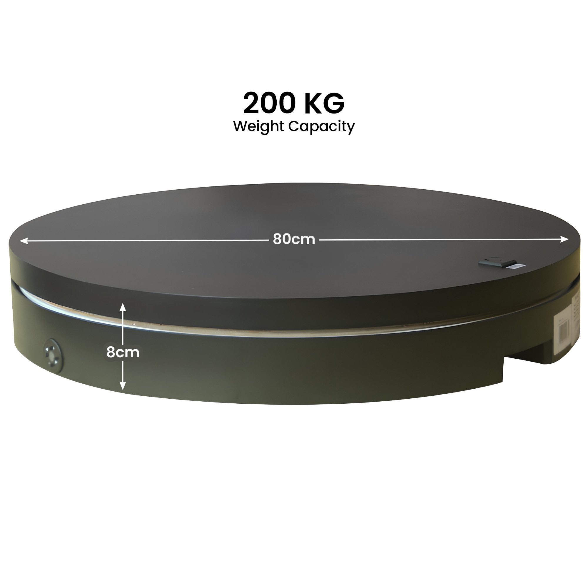 Christmas Decorations: Christabelle 80cm 200kg Commercial Electric Display Turntable Power Outlet Black