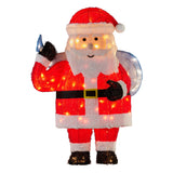 Christmas Trees: Christabelle 81cm Christmas Santa Display with Lights
