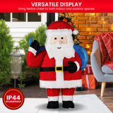 Christmas Trees: Christabelle 81cm Christmas Santa Display with Lights