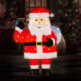 Christmas Trees: Christabelle 81cm Christmas Santa Display with Lights