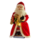 Outdoor Decorations & Lights: Christabelle 1.1m Musical Led Animated Christmas Santa Claus Lantern Decoration