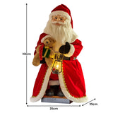 Outdoor Decorations & Lights: Christabelle 1.1m Musical Led Animated Christmas Santa Claus Lantern Decoration