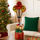 Christmas Decorations: Christabelle 60cm LED Christmas Santa Claus with Balloons & Lights Ornament Decoration