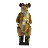Christmas Decorations: Christabelle 1.5m Musical LED Animated Christmas Moose Decoration Light-Up Lantern Ornament