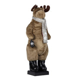 Christmas Decorations: Christabelle 1.5m Musical LED Animated Christmas Moose Decoration Light-Up Lantern Ornament
