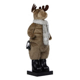 Christmas Decorations: Christabelle 1.1m Musical LED Animated Christmas Moose Decoration Light-Up Lantern Ornament
