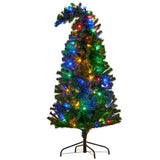 Christmas Trees: Christabelle Bad Santa 1.2m Curved Multicolour Pre-Lit Christmas Tree with 550 Tips