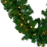Christmas Trees: Christabelle 2.7m Christmas Garland with LED Lights Chadwick Tree Decoration Ornament
