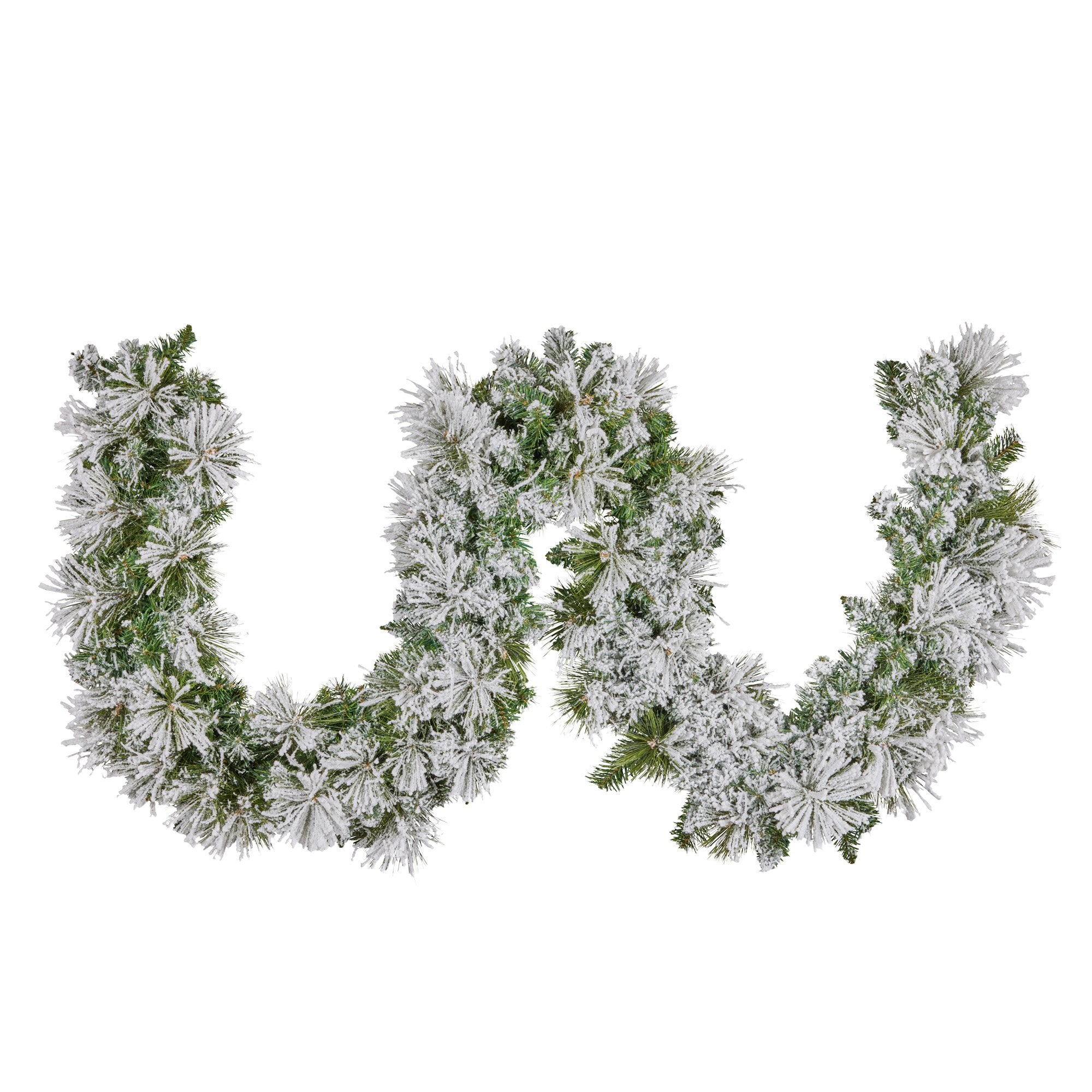 Christmas Trees: Christabelle 274cm Majestic Snow Prelit Christmas Garland