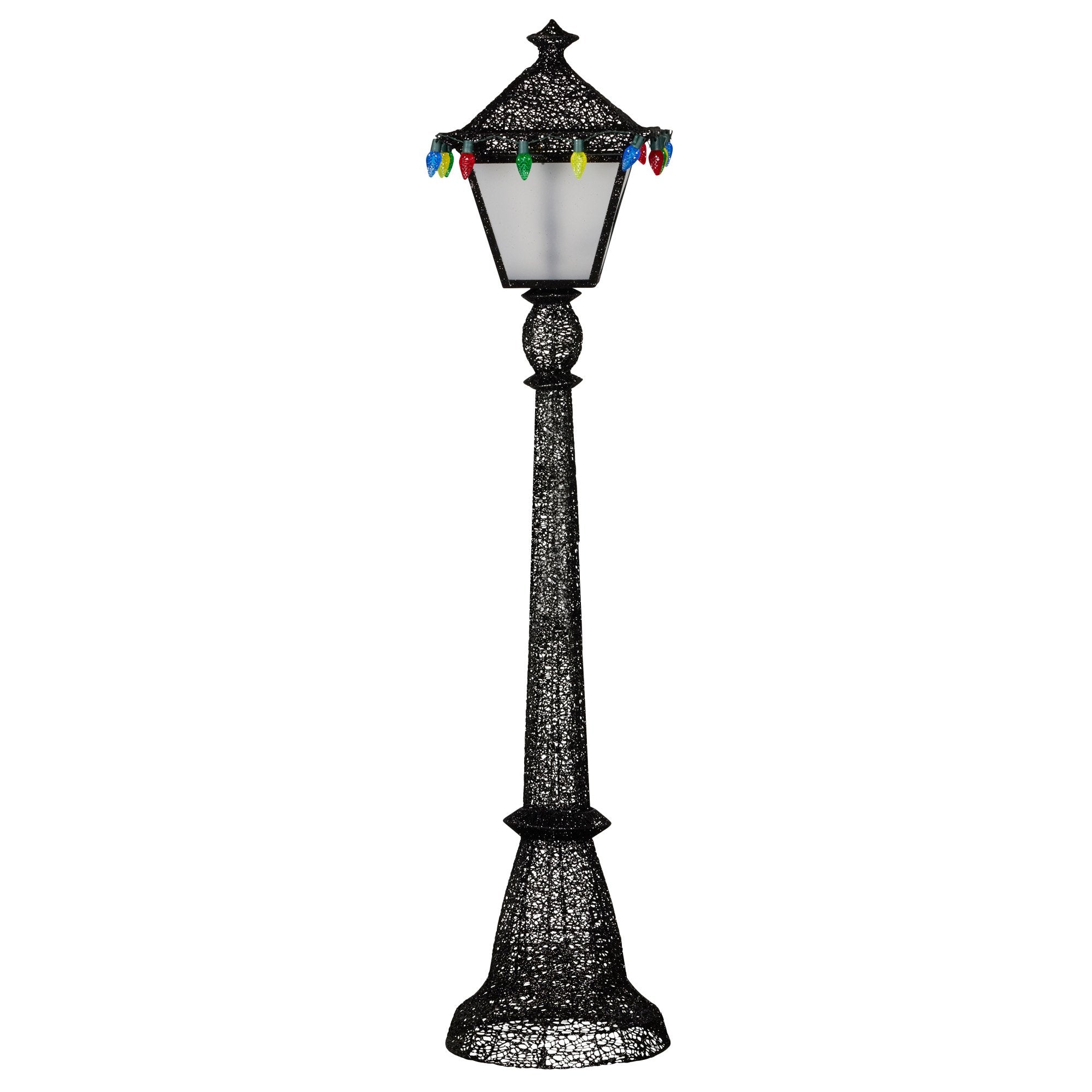 Christmas Trees: Christabelle Christmas Lamp Post Display 183cm With Lights