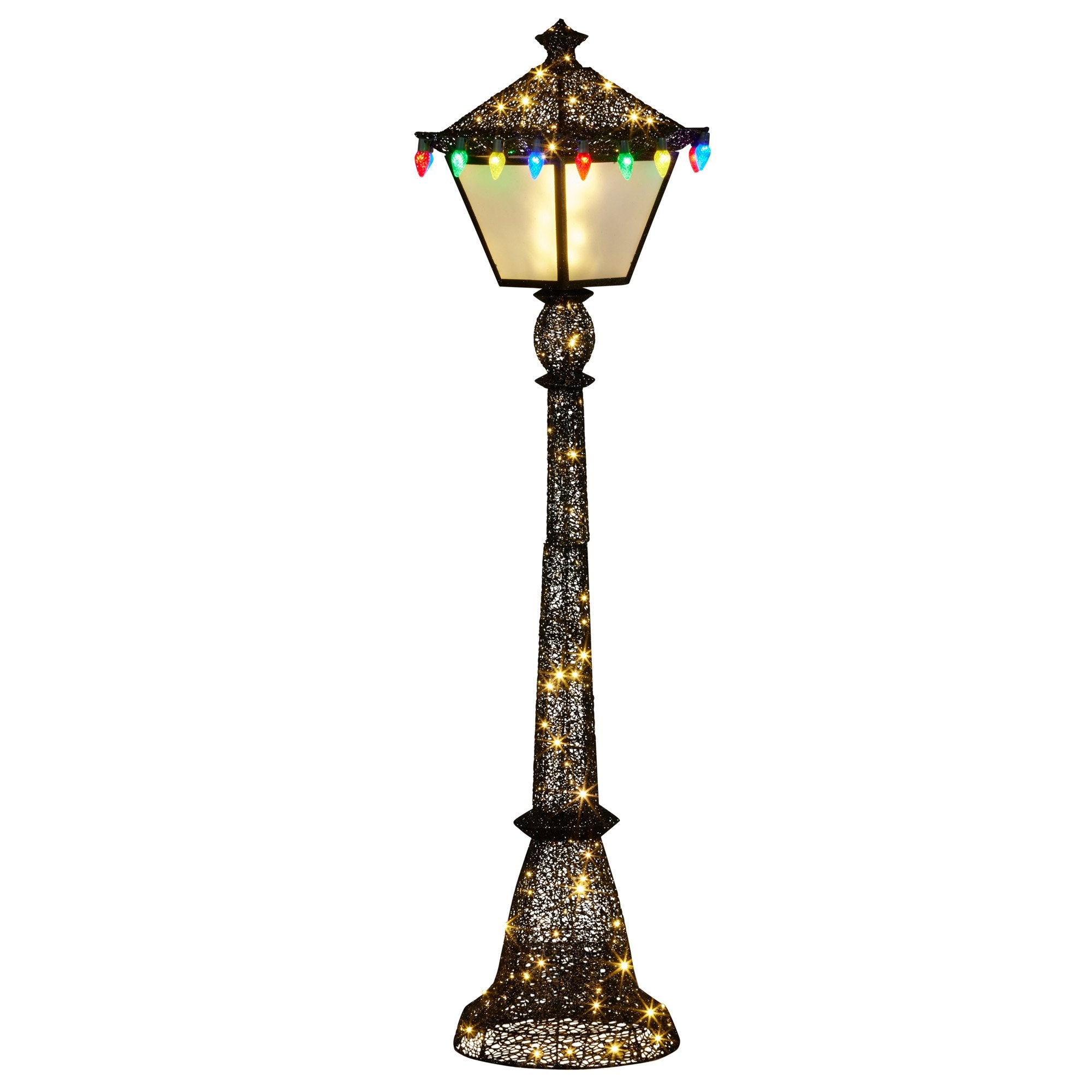 Christmas Trees: Christabelle Christmas Lamp Post Display 183cm With Lights