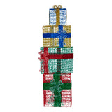 Christmas Decorations: Christabelle 190cm 4-piece Gift Stack Box Christmas Decor Bows Led Lights Xmas