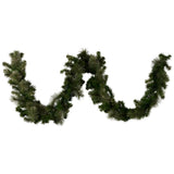 Christmas Wreaths & Garlands: Christabelle 2.7m Christmas Garland with LED Lights Glittery Gold Pine Mantle Decoration Ornament