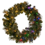Christmas Wreaths & Garlands: Christabelle 76cm Split Christmas Wreath with LED Lights for Double Front Doors Decoration