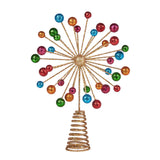 Christmas Decorations: Christabelle Christmas Tree Topper Glittery Baubles Gold Decoration Ornaments