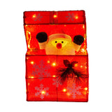 Christmas Decorations: Christabelle Animated Santa Gift Box Led Christmas Tree Decoration Xmas Ornament