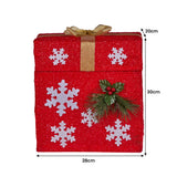 Christmas Decorations: Christabelle Animated Santa Gift Box Led Christmas Tree Decoration Xmas Ornament