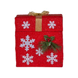 Christmas Decorations: Christabelle Animated Santa Gift Box Led Christmas Tree Decoration Xmas Ornament