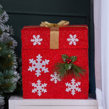 Christmas Decorations: Christabelle Animated Santa Gift Box Led Christmas Tree Decoration Xmas Ornament
