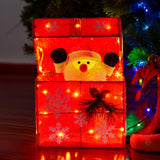 Christmas Decorations: Christabelle Animated Santa Gift Box Led Christmas Tree Decoration Xmas Ornament