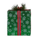 Christmas Decorations: Christabelle Animated Elf Gift Box Led Lights Christmas Tree Decoration Ornament