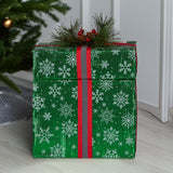 Christmas Decorations: Christabelle Animated Elf Gift Box Led Lights Christmas Tree Decoration Ornament