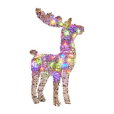Christmas Decorations: Christabelle 112cm Animated Reindeer Christmas LED Lights Indoor Outdoor Yard Statue Decoration