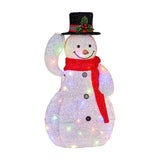 Christmas Decorations: Christabelle 51cm Animated Snowman Christmas Display Decoration Led Lights Xmas