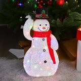 Christmas Decorations: Christabelle 51cm Animated Snowman Christmas Display Decoration Led Lights Xmas