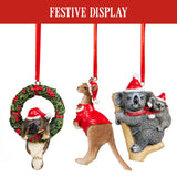 Christmas Trees: Christabelle Christmas Aussie Animals Pack of 6 Baubles Tree Decoration Ornaments Gift Pack