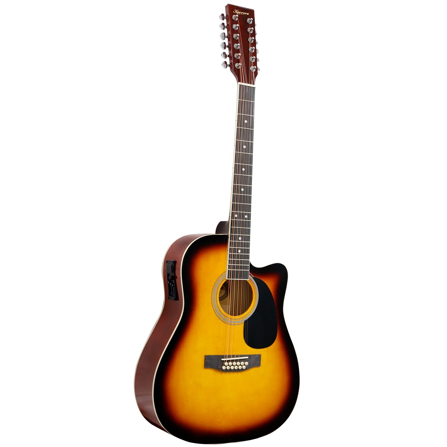 Guitars: Karrera Acoustic Guitar 12-String with EQ - Sunburst
