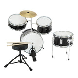 Drums: Karrera Children's 4pc Drum Kit - Black