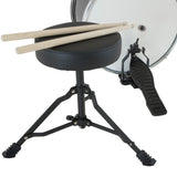 Drums: Karrera Children's 4pc Drum Kit - Black