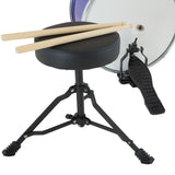 Drums: Karrera Children's 4pc Drum Kit - Blue
