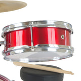 Drums: Karrera Children's 4pc Drum Kit - Red