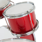 Drums: Karrera Children's 4pc Drum Kit - Red