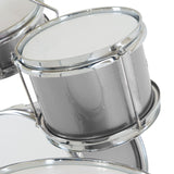 Drums: Karrera Childrens 4pc Drum Kit - Silver