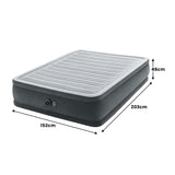 Inflatable Mattresses: Intex Dura-Beam Deluxe Queen Comfort-Plush Elevated Air Mattress