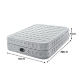 Inflatable Mattresses: Intex Dura-Beam Deluxe Queen Supreme Air-Flow Air Mattress