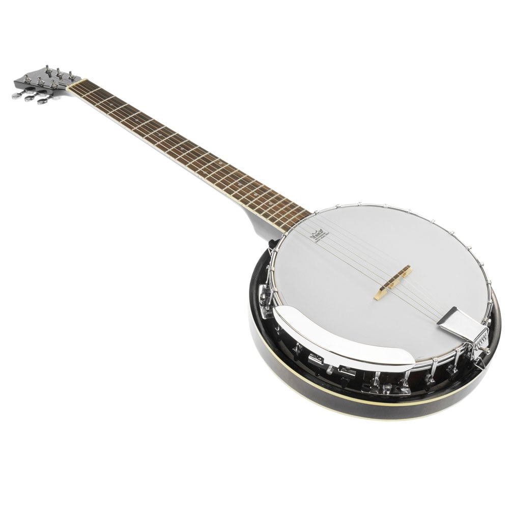 Guitars: Karrera 6 String Resonator Banjo -  Black