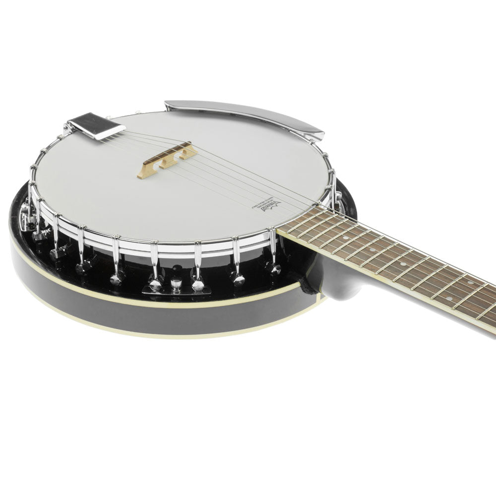 Guitars: Karrera 6 String Resonator Banjo -  Black