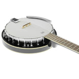 Guitars: Karrera 6 String Resonator Banjo -  Black