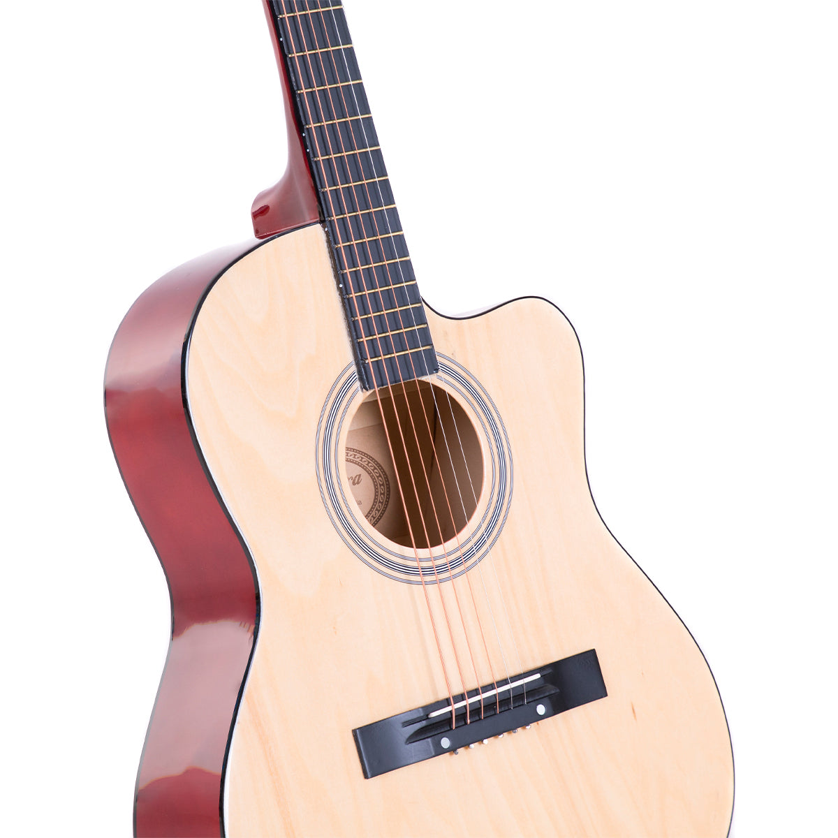 Guitars: Karrera Acoustic Cutaway 40in Guitar - Natural